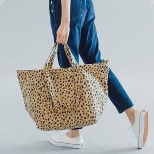 Baggu Honey Leopard Carry All Tote Bag